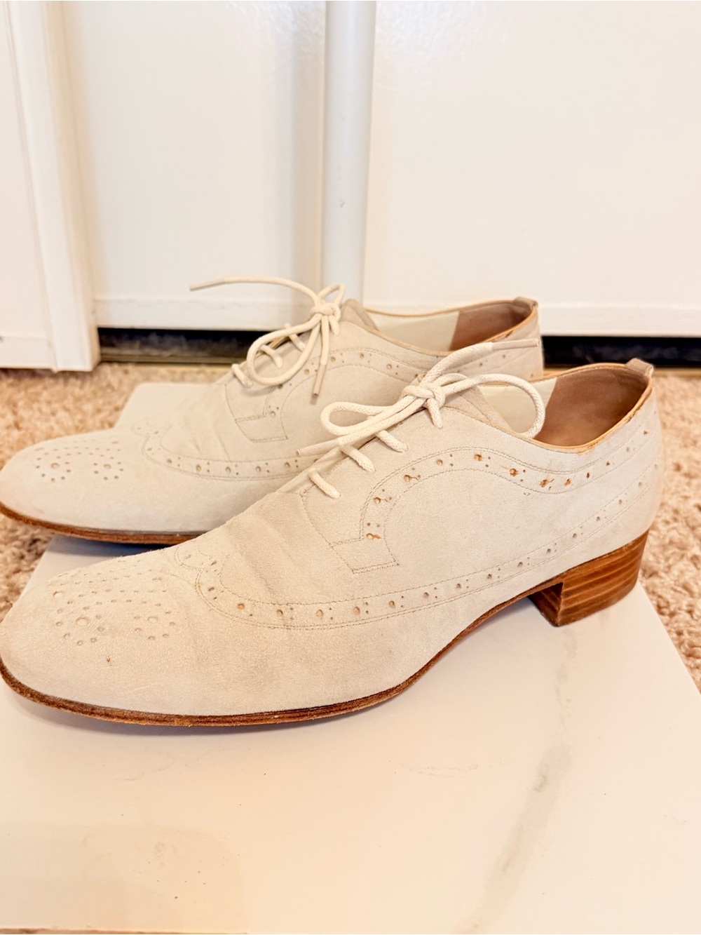 Fratelli Rossetti Suede Oxford Designer Brogues – Made in Italy –